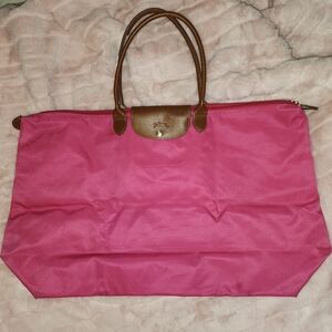 Longchamp Pink Tote Bag